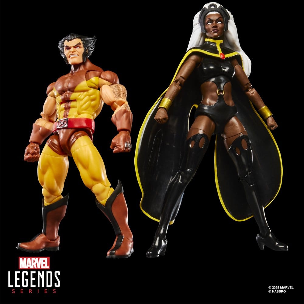 Marvel Legends pack 2 figurines Storm & Wolverine 15 cm
