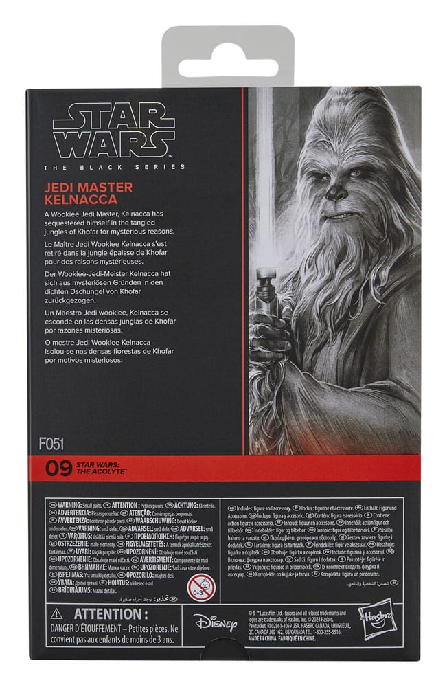 Star Wars: The Acolyte Black Series figurine Jedi Master Kelnacca 15 cm