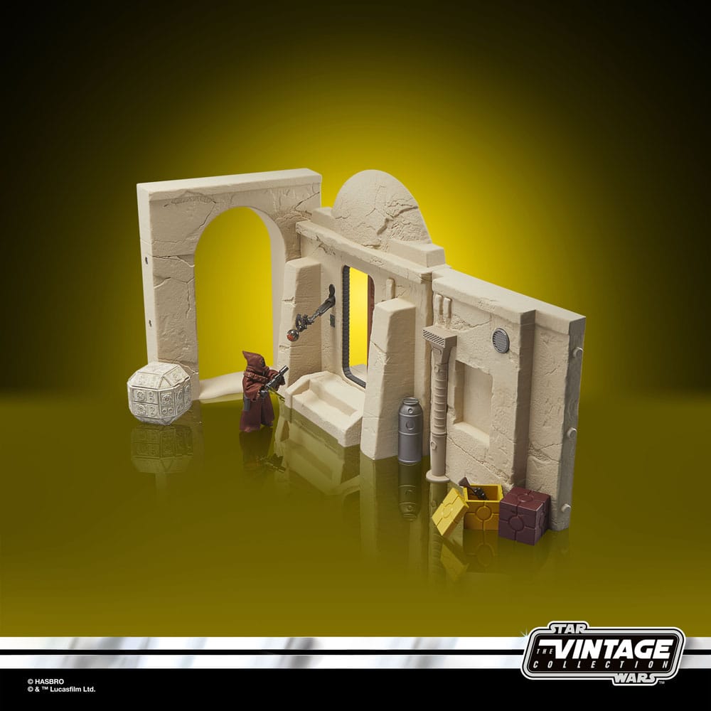Star Wars Episode IV Vintage Collection playset Streets of Mos Eisley avec figurine Jawa