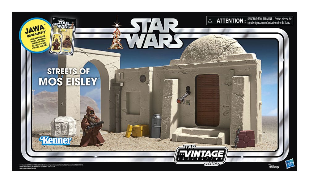 Star Wars Episode IV Vintage Collection playset Streets of Mos Eisley avec figurine Jawa