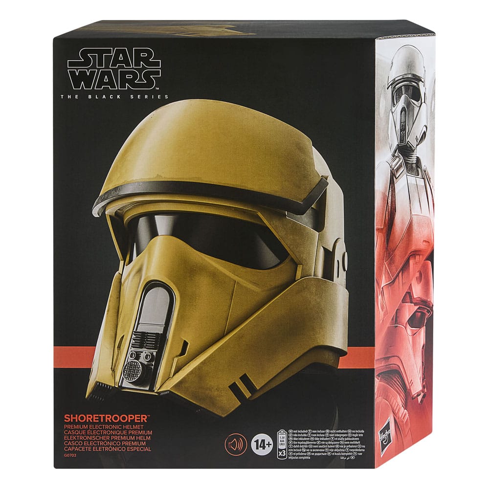 Star Wars: Andor Black Series casque electronique Shoretrooper