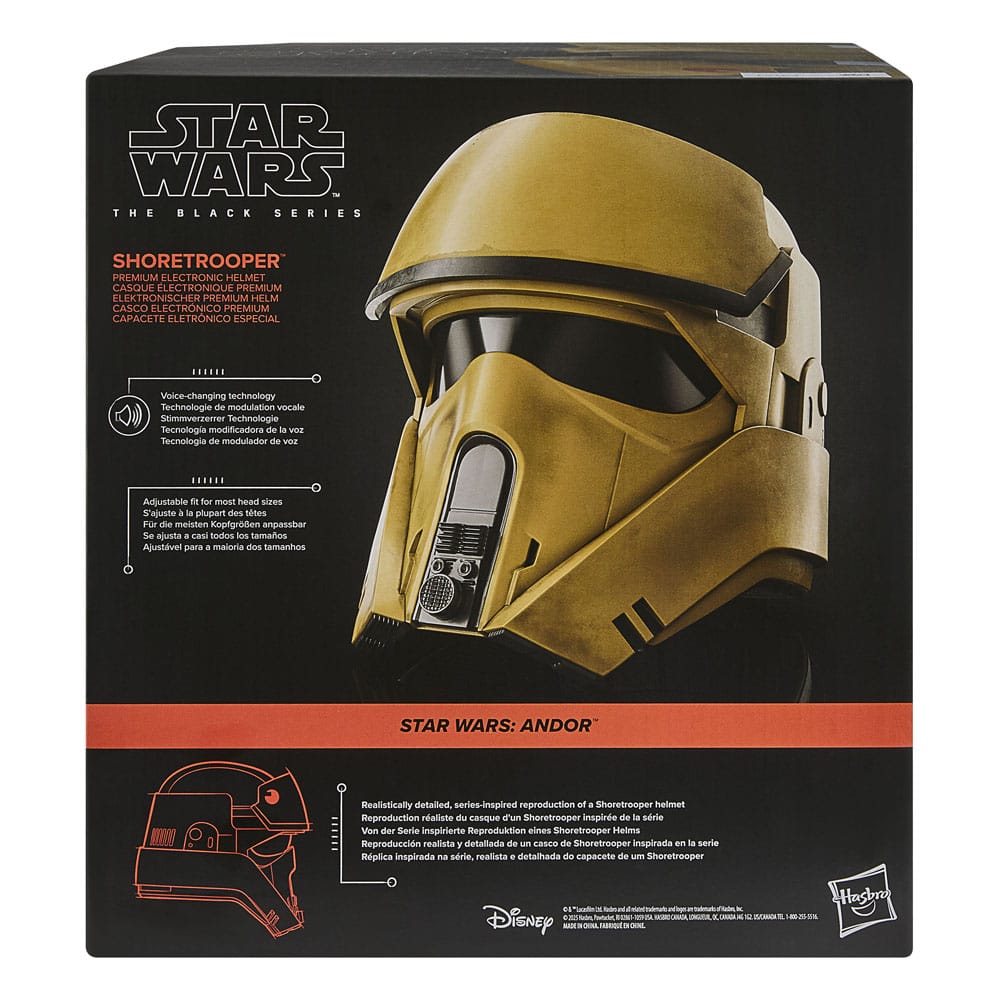 Star Wars: Andor Black Series casque electronique Shoretrooper
