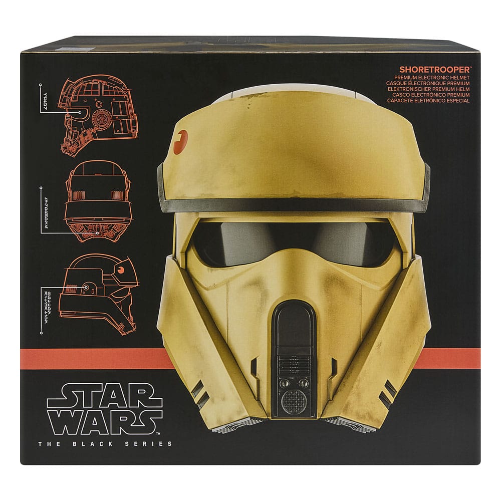 Star Wars: Andor Black Series casque electronique Shoretrooper