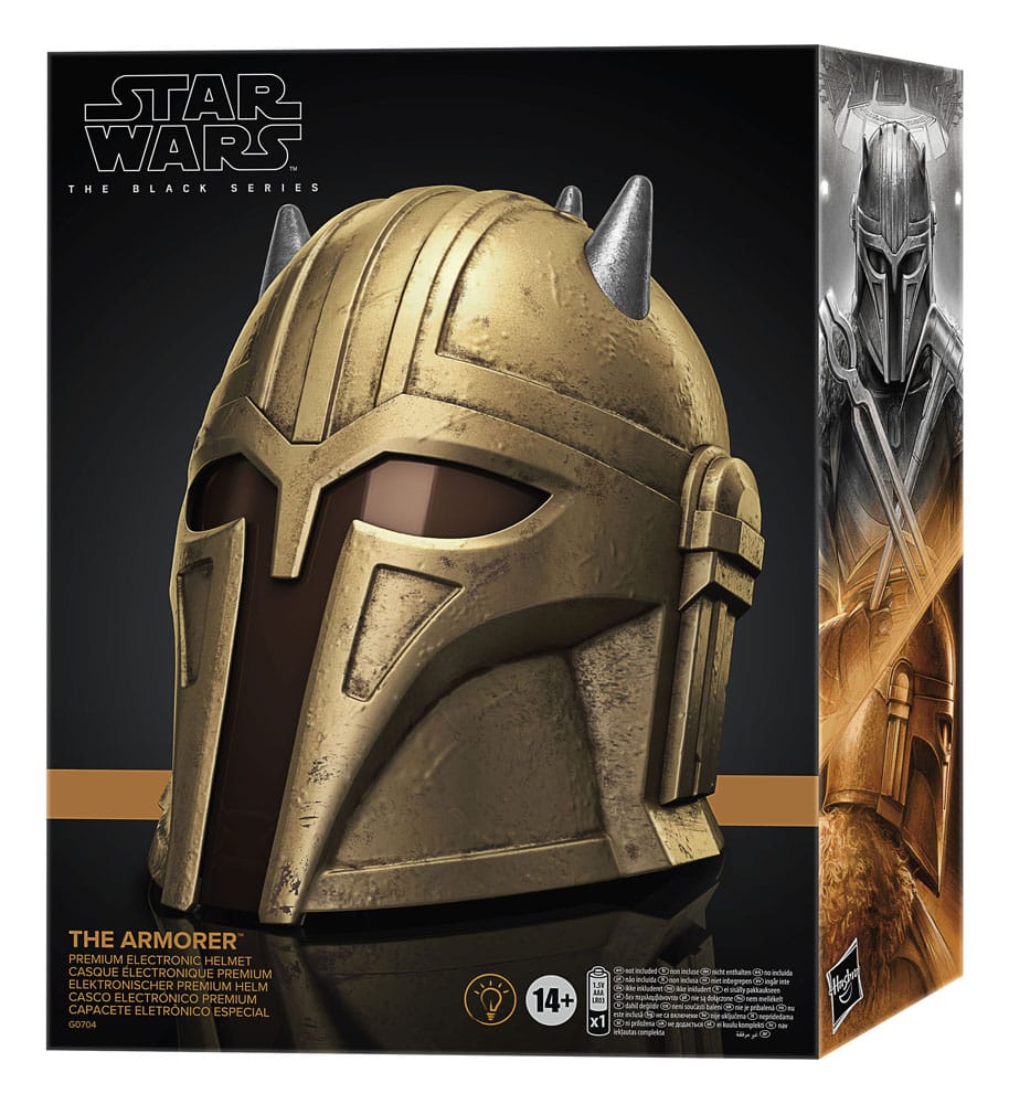 Star Wars: The Mandalorian Black Series casque electronique The Armorer