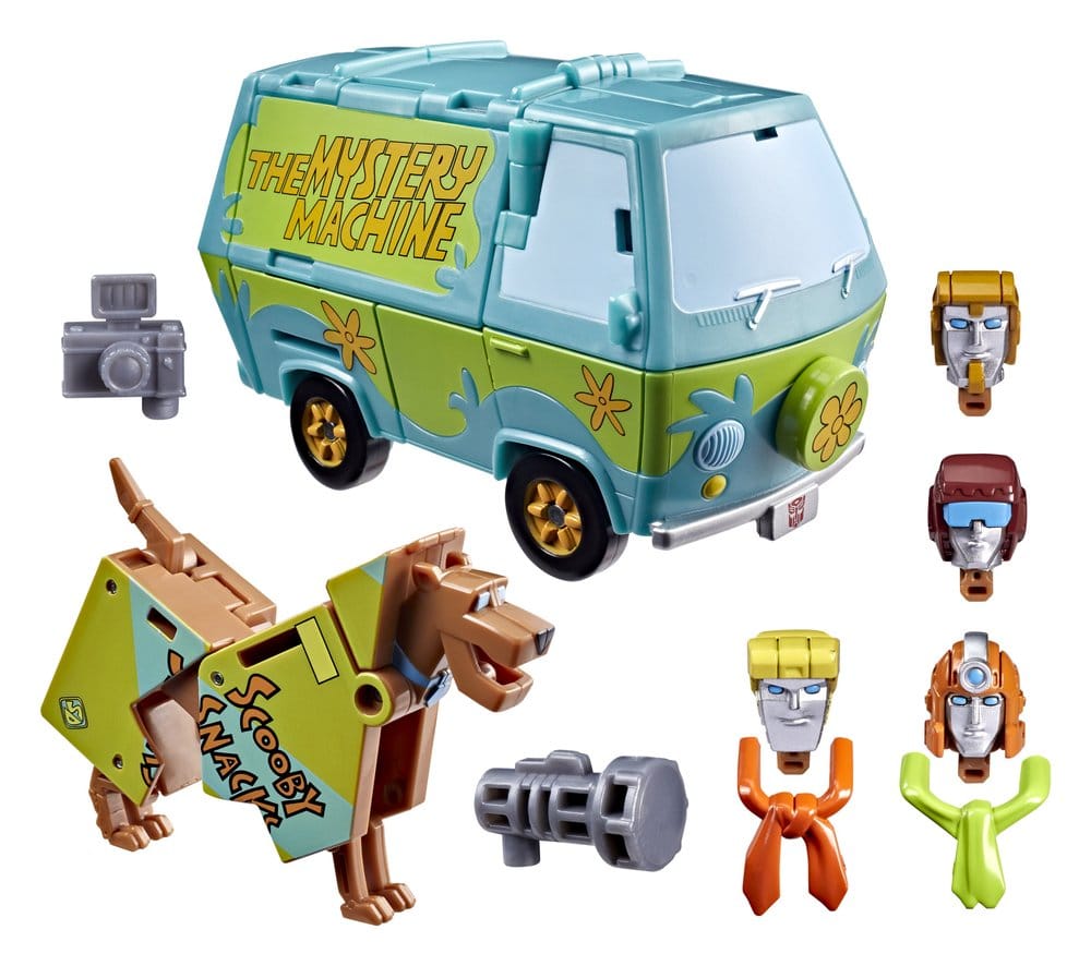 Transformers x Scooby-Doo pack 2 figurines Mysterious Prime & Automutt 15 cm