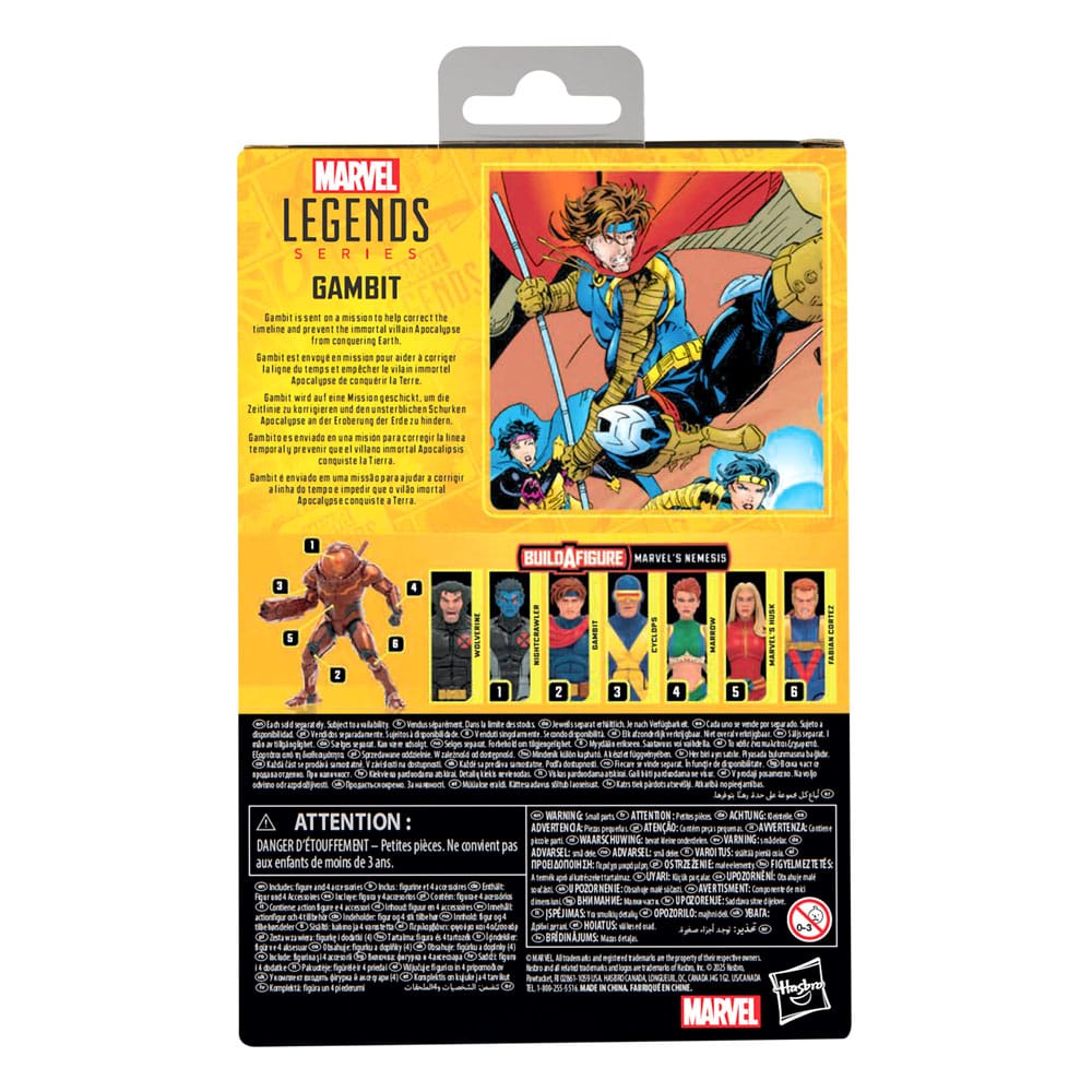X-Men Marvel Legends figurine Gambit (BAF: Marvel's Nemesis) 15 cm