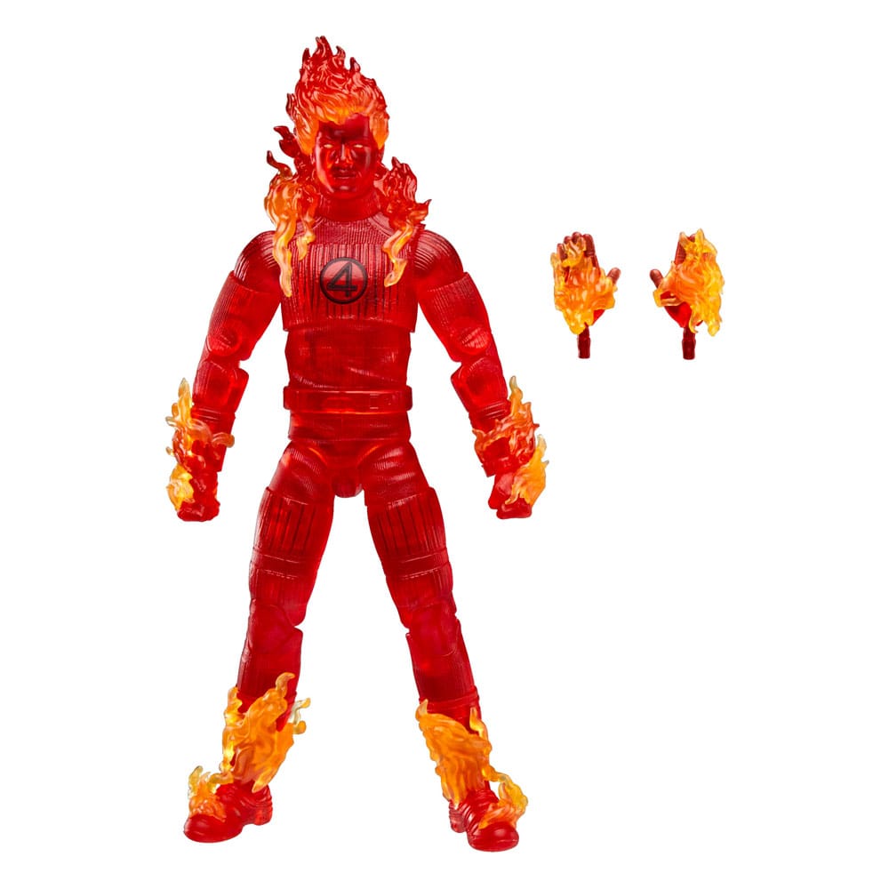 Les Quatre Fantastiques : Premiers pas Marvel Legends figurine Human Torch 15 cm