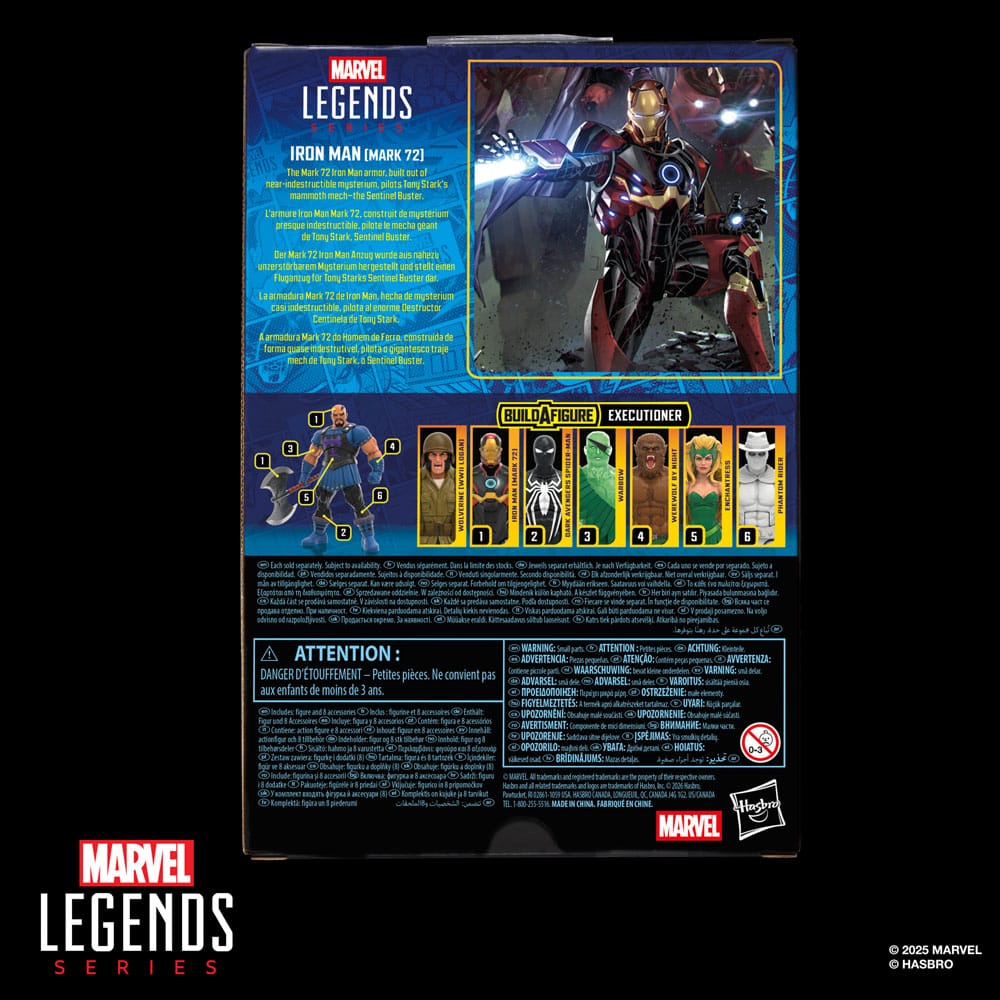 Marvel Legends Action figurine Iron Man (Mark 72) (BAF: Executioner) 15 cm