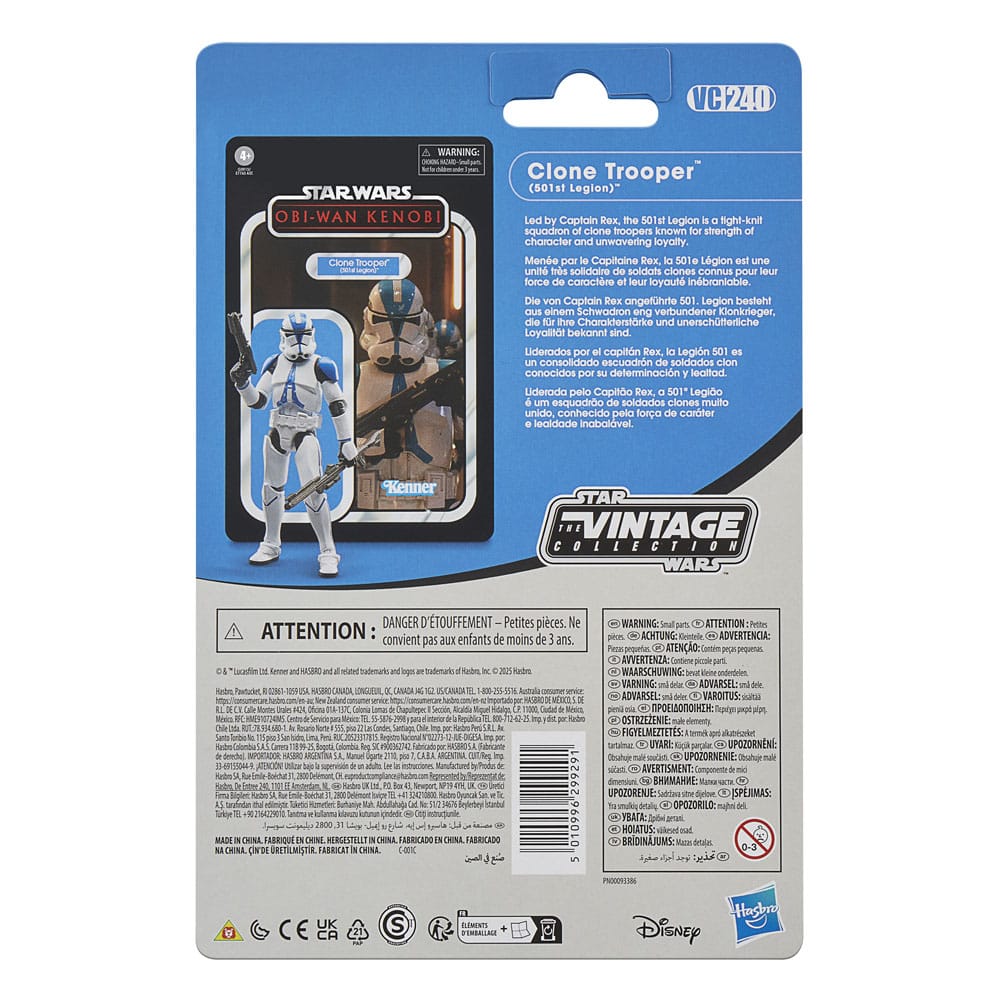 Star Wars: Obi-Wan Kenobi Vintage Collection figurine Clone Trooper (501st Legion) 10 cm