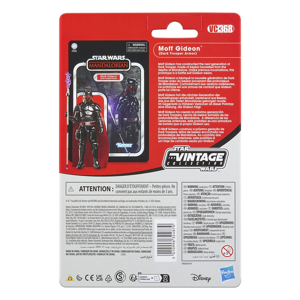 Star Wars: The Mandalorian Vintage Collection figurine Moff Gideon (Dark Trooper Armor) 10 cm