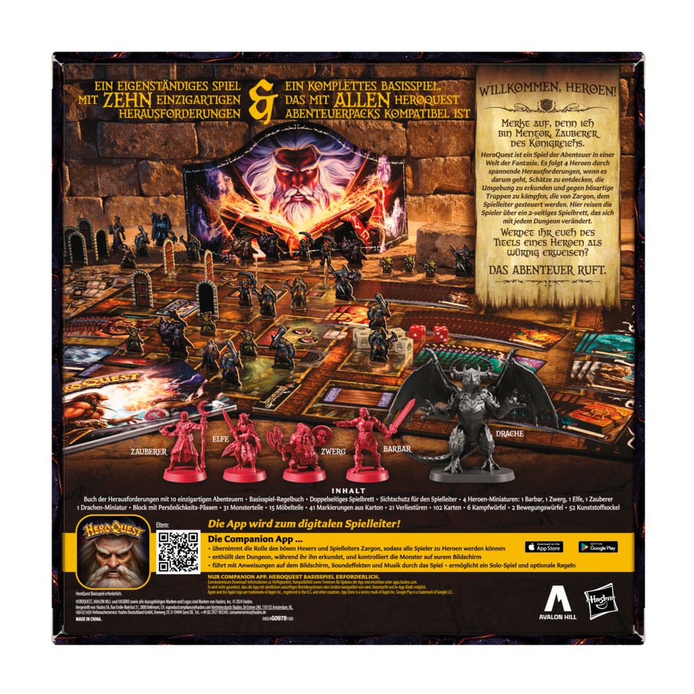 HeroQuest jeu de plateau Der Aufbruch *ALLEMAND*