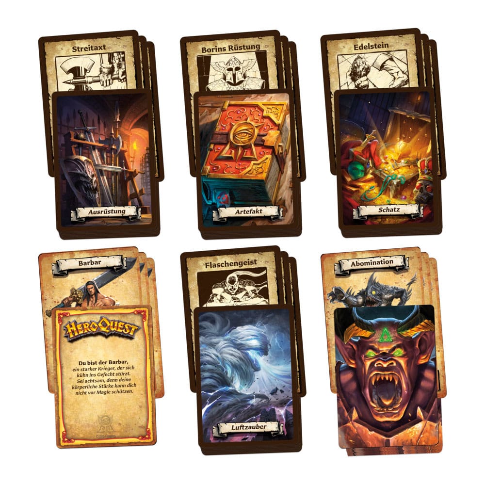 HeroQuest jeu de plateau Der Aufbruch *ALLEMAND*