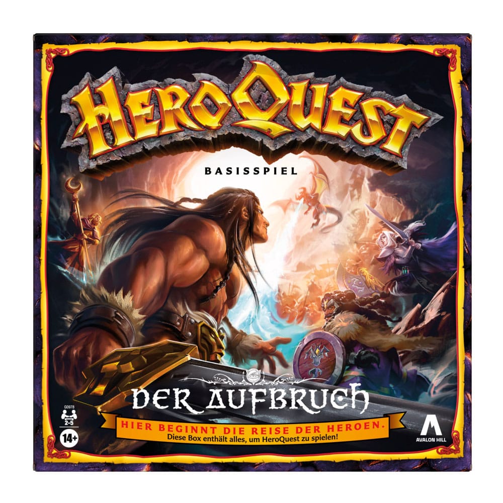 HeroQuest jeu de plateau Der Aufbruch *ALLEMAND*