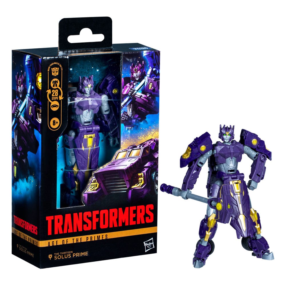 Transformers Age of the Primes Deluxe Class figurine The Thirteen Autobot Solus Prime 14 cm