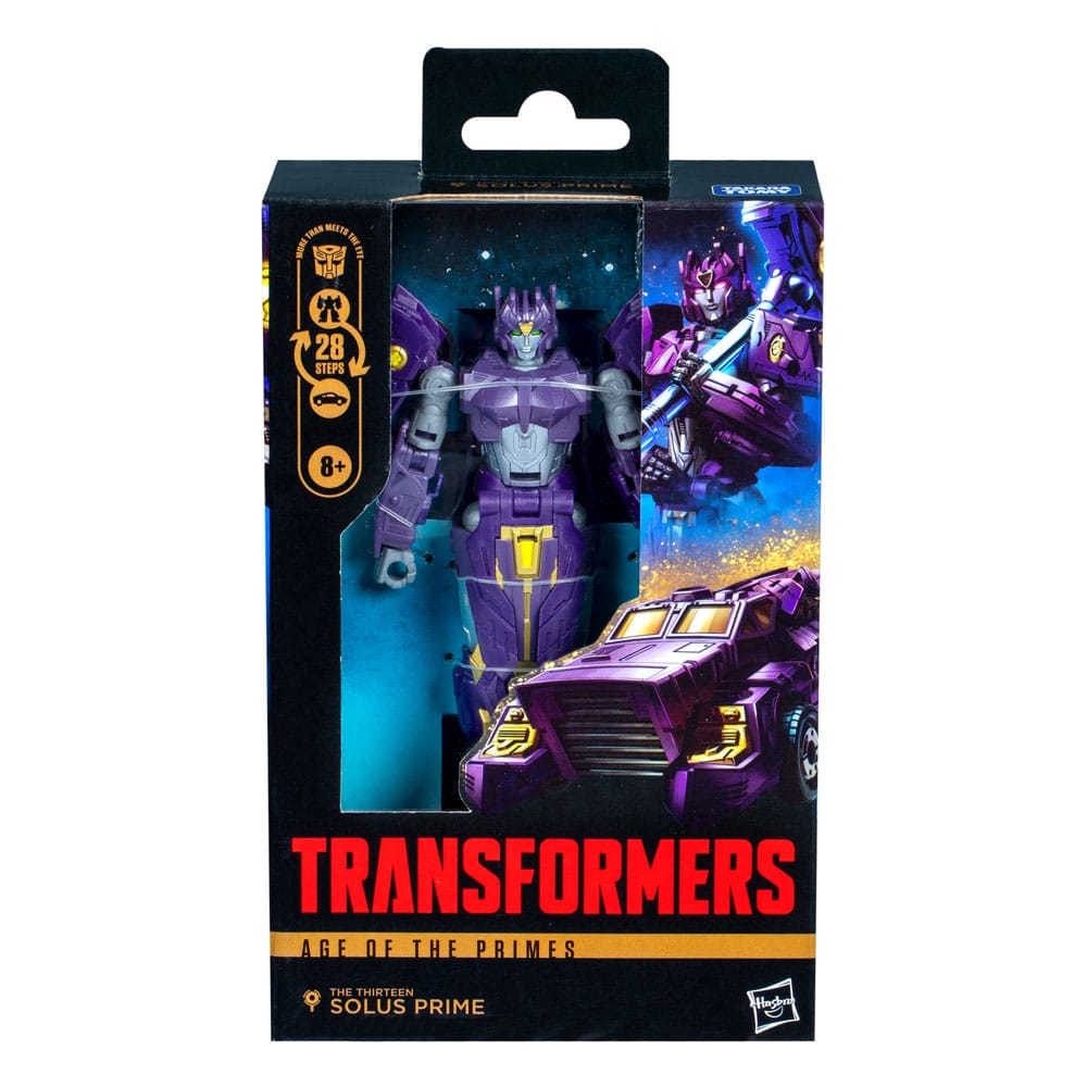Transformers Age of the Primes Deluxe Class figurine The Thirteen Autobot Solus Prime 14 cm