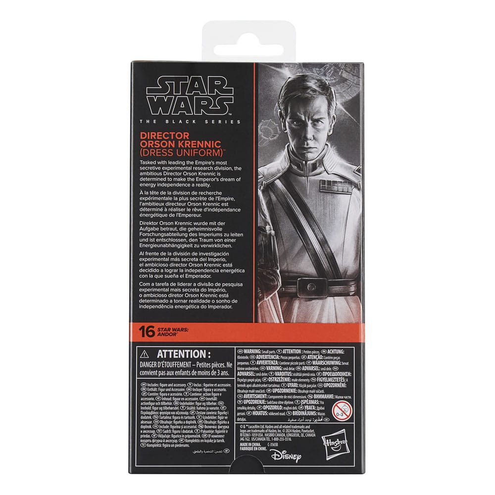Star Wars: Andor Black Series figurine Director Orson Krennic (Dress Uniform) 15 cm