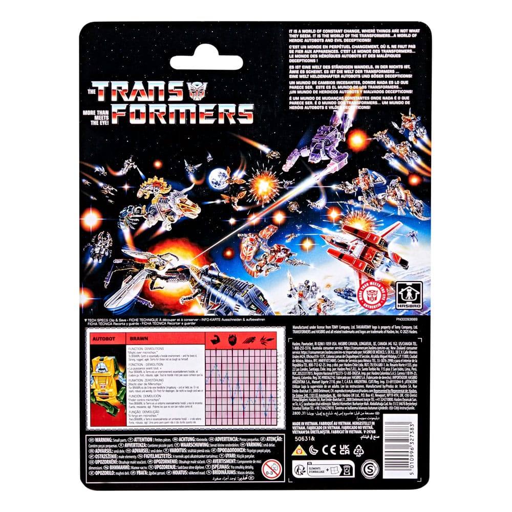 The Transformers Retro G1 figurine Autobot Brawn 13 cm