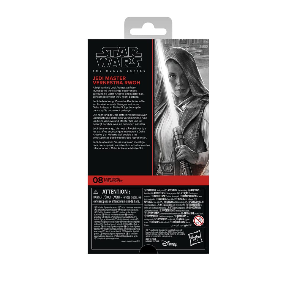 Star Wars: The Acolyte Black Series figurine Jedi Master Vernestra Rwoh 15 cm