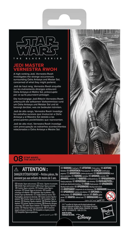 Star Wars: The Acolyte Black Series figurine Jedi Master Vernestra Rwoh 15 cm