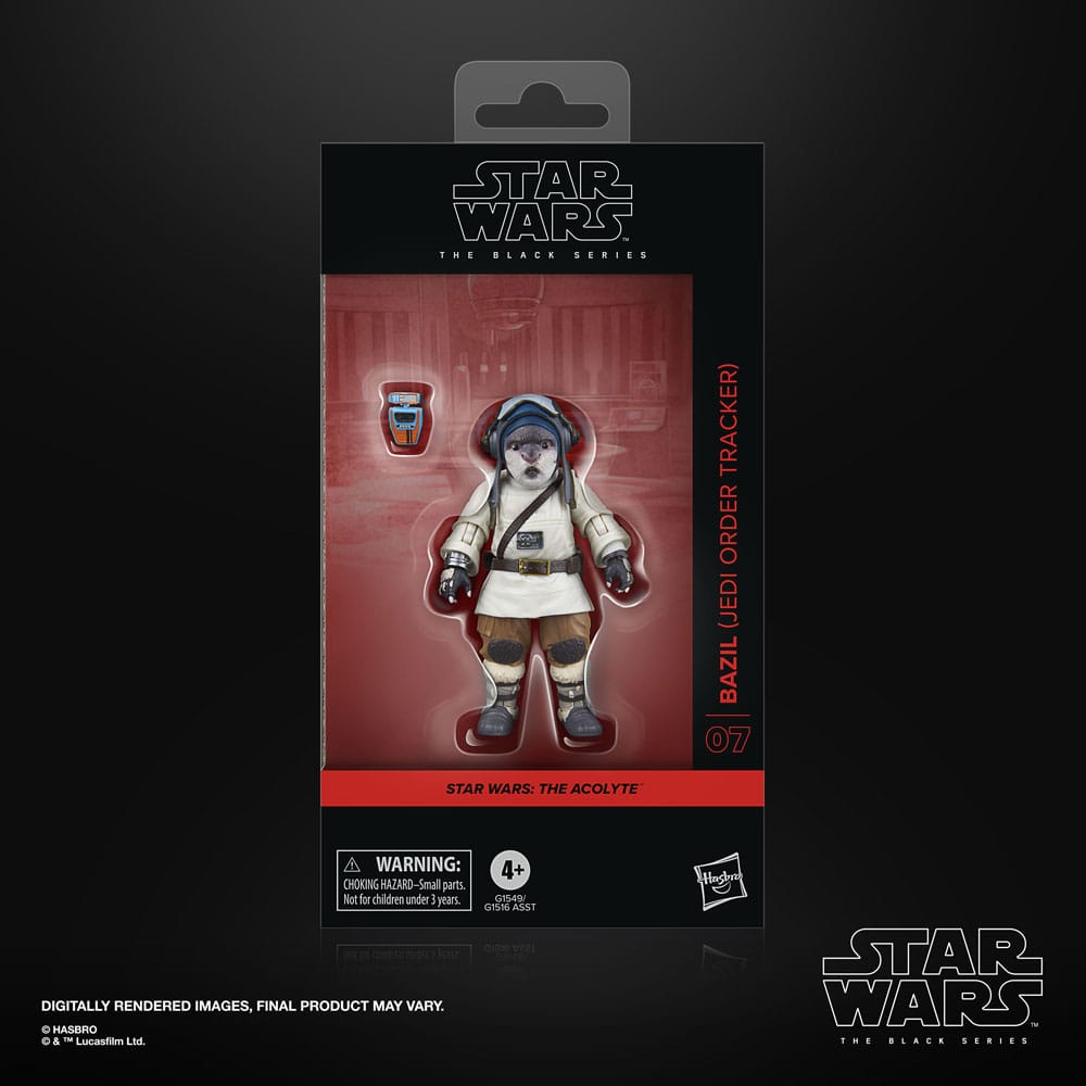 Star Wars: The Acolyte Black Series figurine Bazil (Jedi Order Tracker) 10 cm