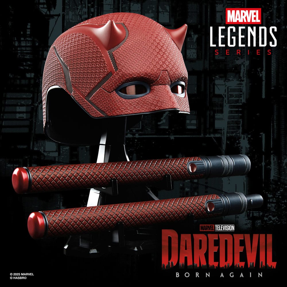 Daredevil: Born Again matraque et masque de Cosplay Premium