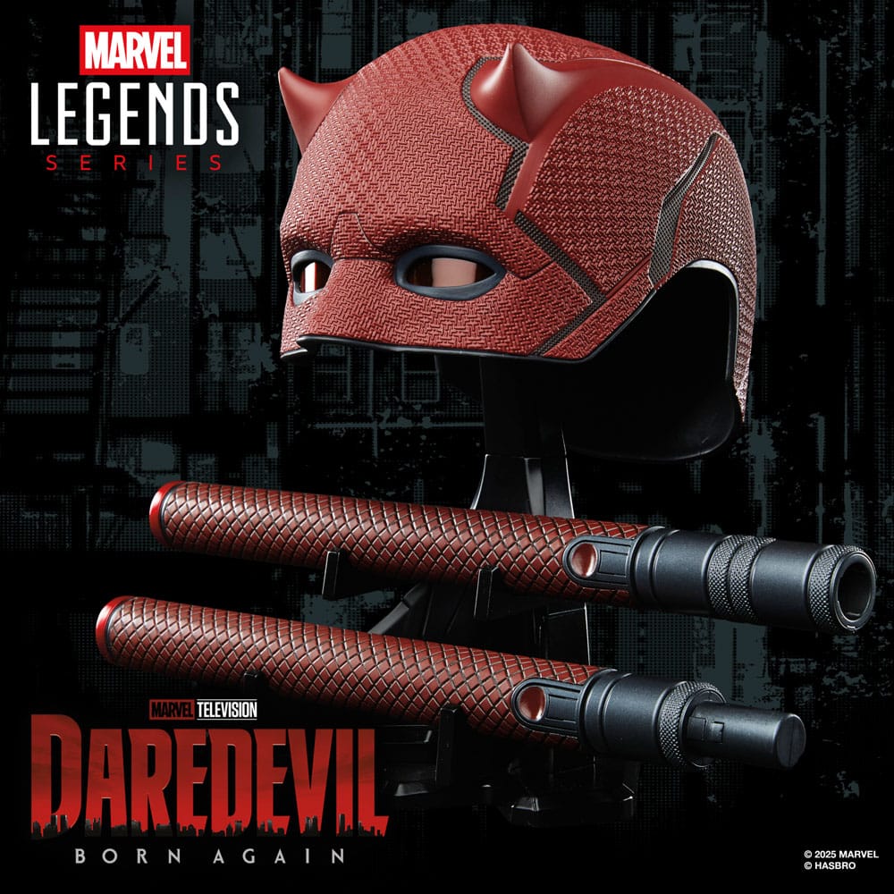 Daredevil: Born Again matraque et masque de Cosplay Premium