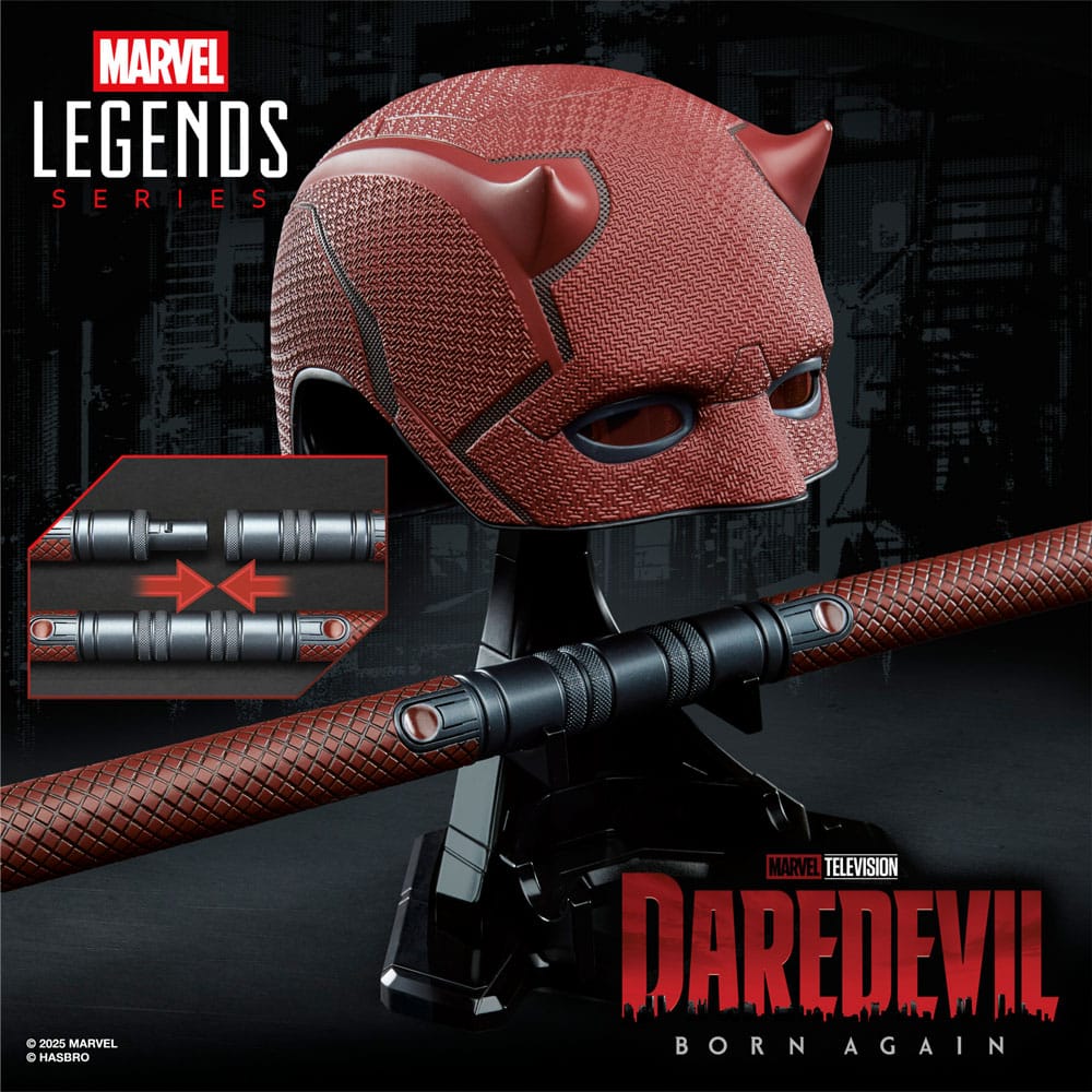 Daredevil: Born Again matraque et masque de Cosplay Premium
