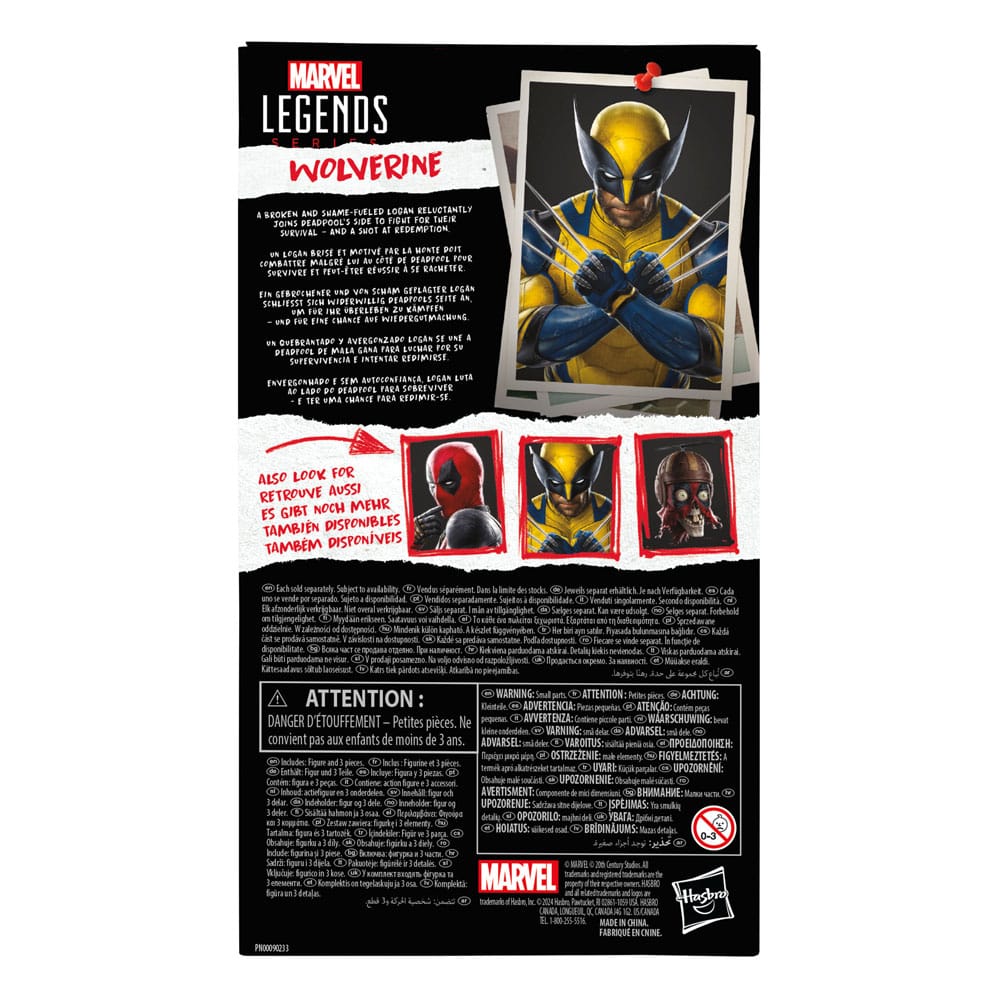 Deadpool & Wolverine Marvel Legends figurine Wolverine 15 cm