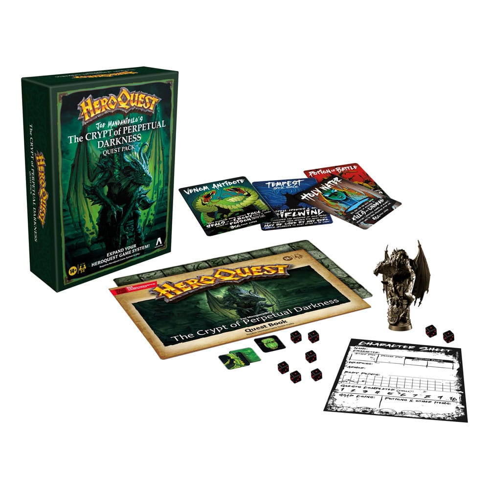 HeroQuest extension jeu de plateau The Crypt of Perpetual Darkness Pack de Quête *ANGLAIS*