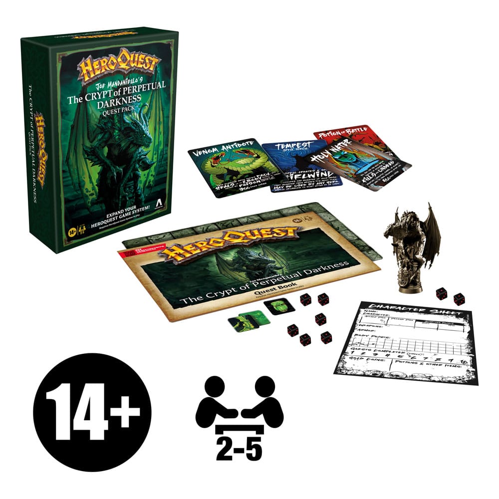 HeroQuest extension jeu de plateau The Crypt of Perpetual Darkness Pack de Quête *ANGLAIS*