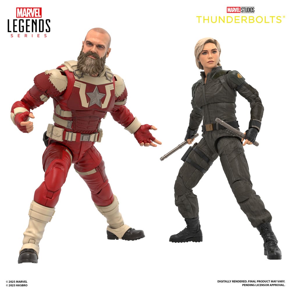 Thunderbolts Marvel Legends pack 2 figurines Yelena Belova & Red Guardian 15 cm