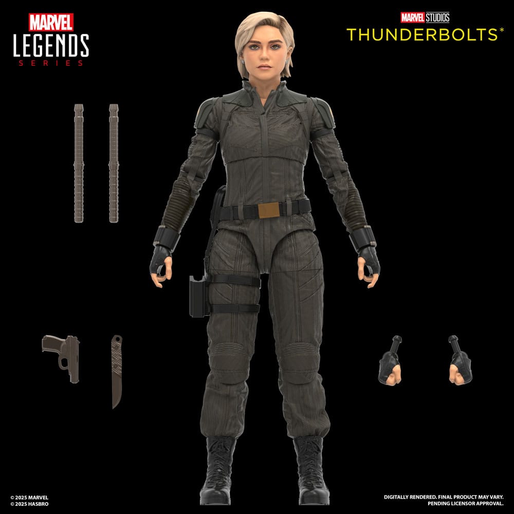 Thunderbolts Marvel Legends pack 2 figurines Yelena Belova & Red Guardian 15 cm