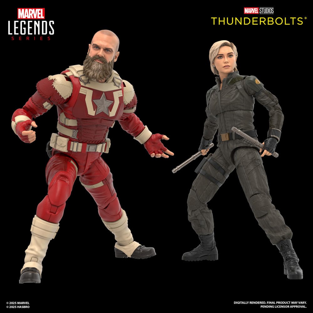 Thunderbolts Marvel Legends pack 2 figurines Yelena Belova & Red Guardian 15 cm
