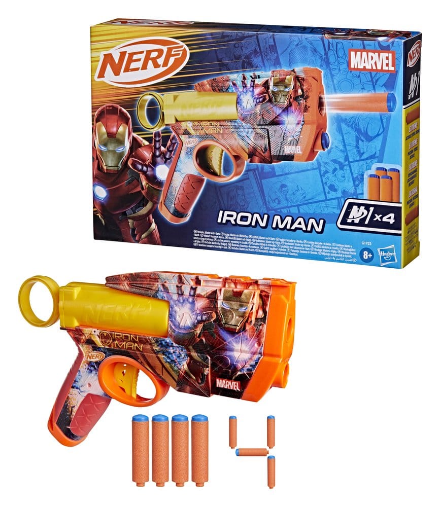 Marvel NERF blaster à fléchettes Iron Man