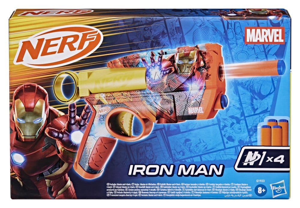 Marvel NERF blaster à fléchettes Iron Man