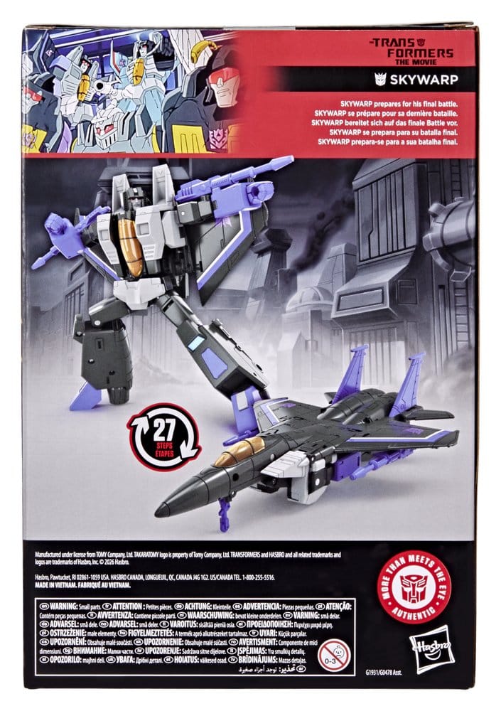 The Transformers: The Movie Studio Series Voyager Class figurine Skywarp 17 cm