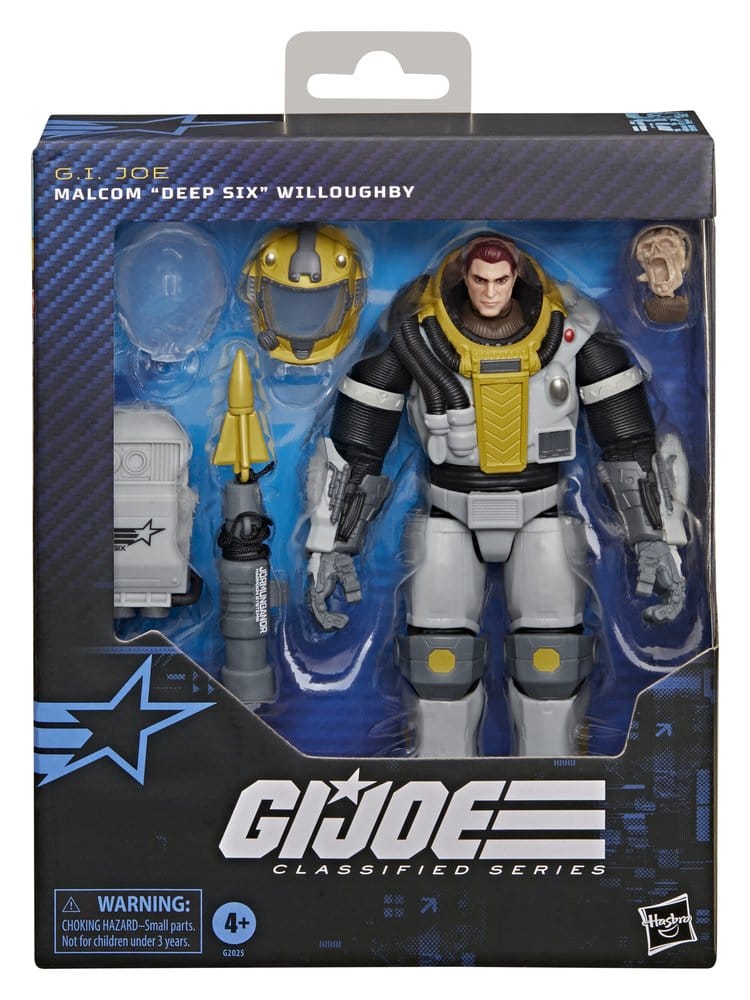 G.I. Joe Classified Series Deluxe figurine #206 Malcom « Deep Six » Willoughby 15 cm