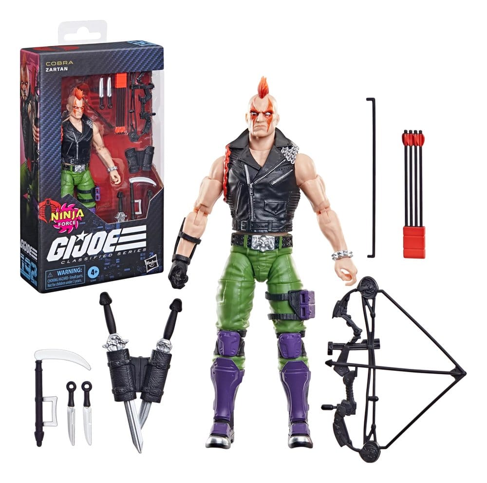 G.I. Joe Classified Series figurine #192 Ninja Force Zartan 15 cm