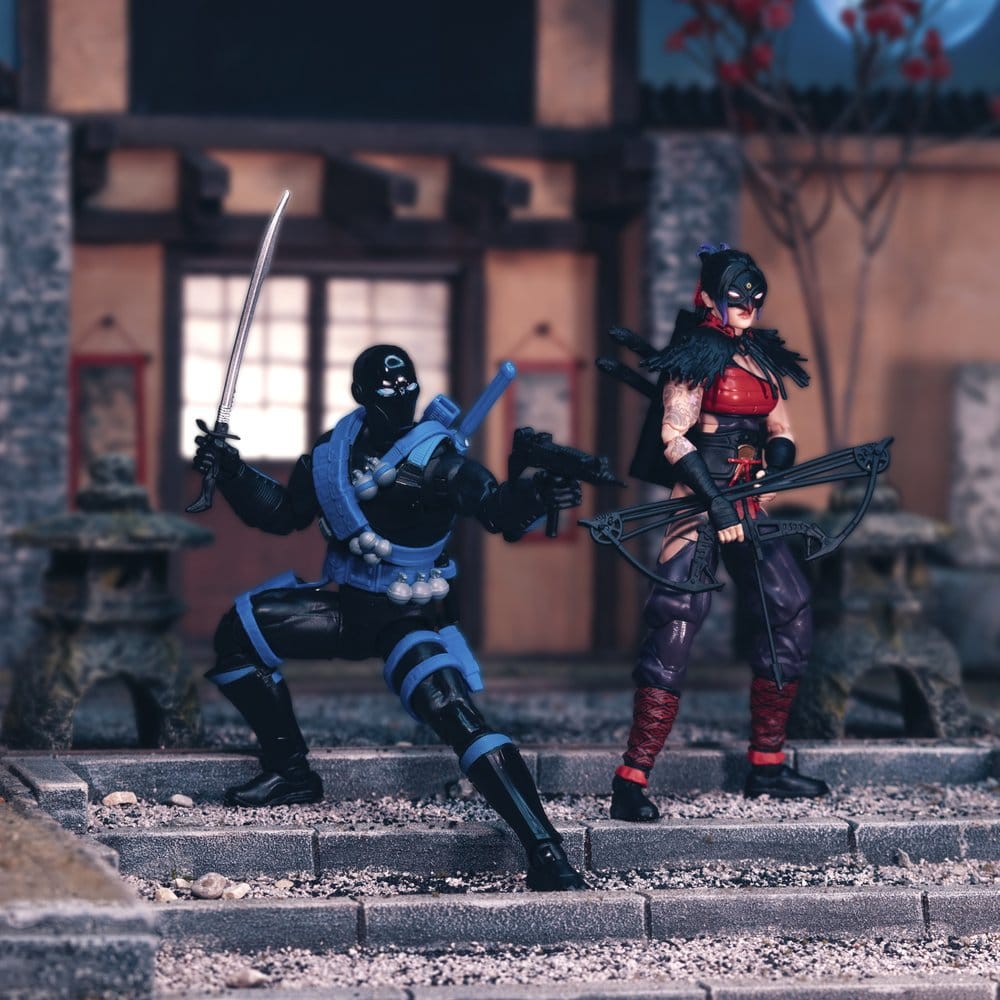 G.I. Joe Classified Series pack 2 figurines Snake Eyes & Kim "Jinx" Arashikage 15 cm