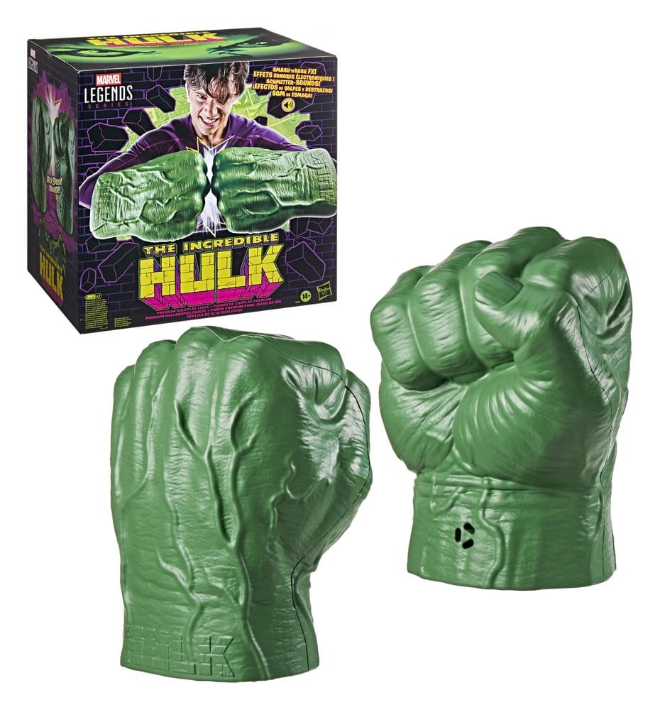 The Incredible Hulk Marvel Legends Poings de Cosplay Premium