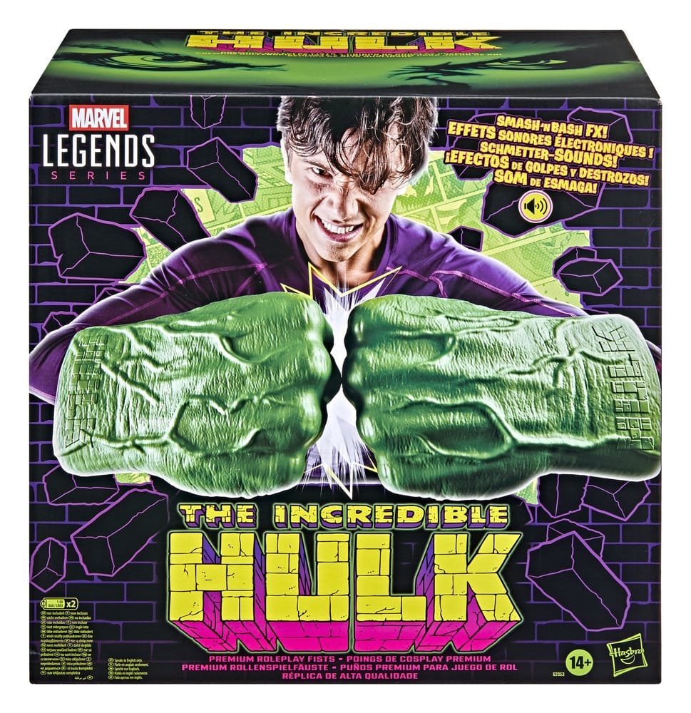 The Incredible Hulk Marvel Legends Poings de Cosplay Premium
