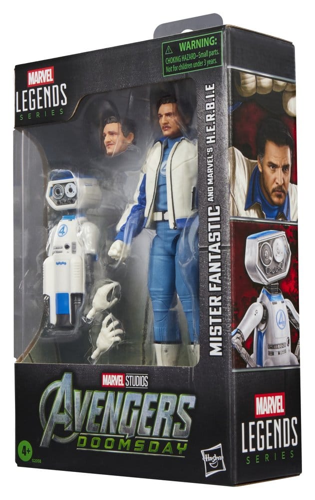 Avengers: Doomsday Marvel Legends pack 2 figurines Mister Fantastic & Marvel's H.E.R.B.I.E. 15 cm