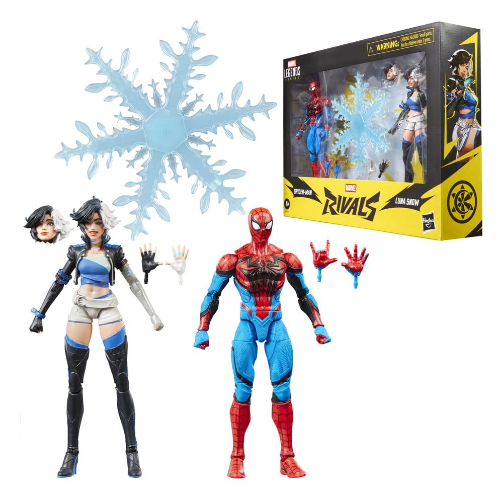 Marvel Rivals Marvel Legends pack 2 figurines Spider-Man & Luna Snow 15 cm