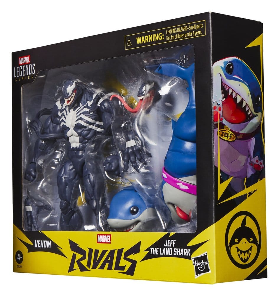 Marvel Rivals Marvel Legends pack 2 figurines Venom & Jeff the Land Shark 15 cm