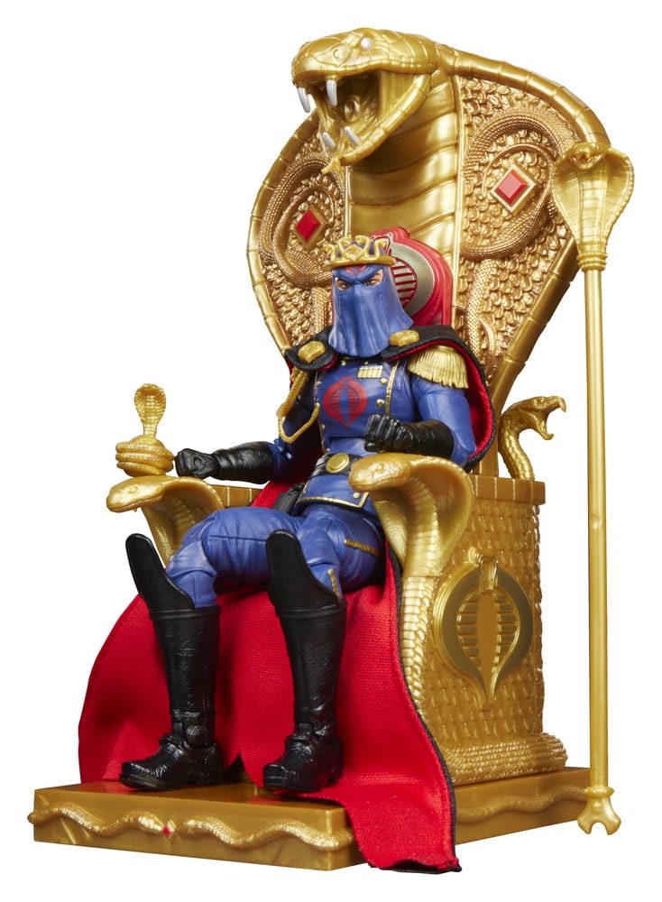 G.I. Joe Classified Series figurine Cobra Commander in Dress Uniform & Throne 15 cm