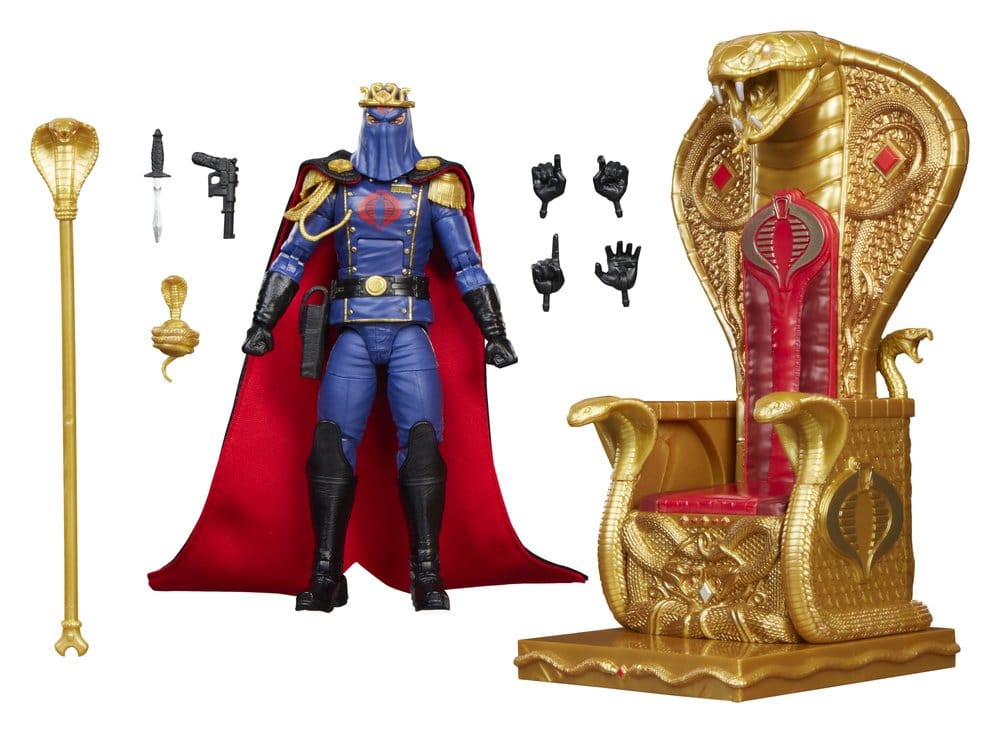 G.I. Joe Classified Series figurine Cobra Commander in Dress Uniform & Throne 15 cm