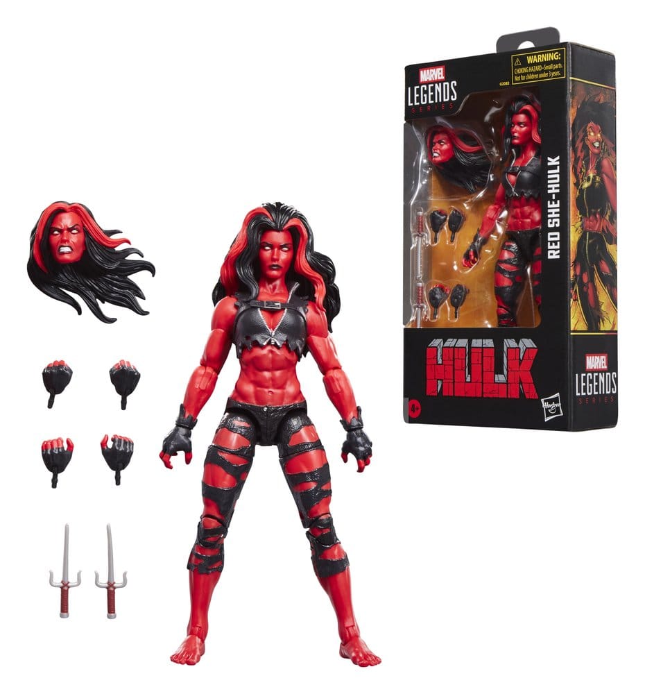 Hulk Marvel Legends figurine Red She-Hulk 15 cm