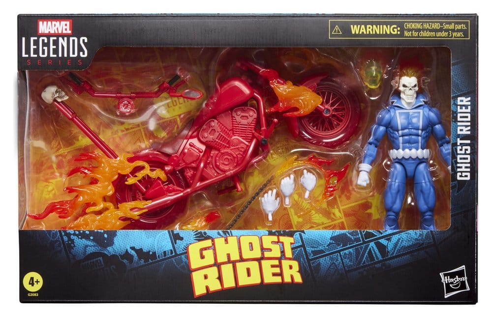 Ghost Rider Marvel Legends figurine Johnny Blaze with Motorcycle 15 cm