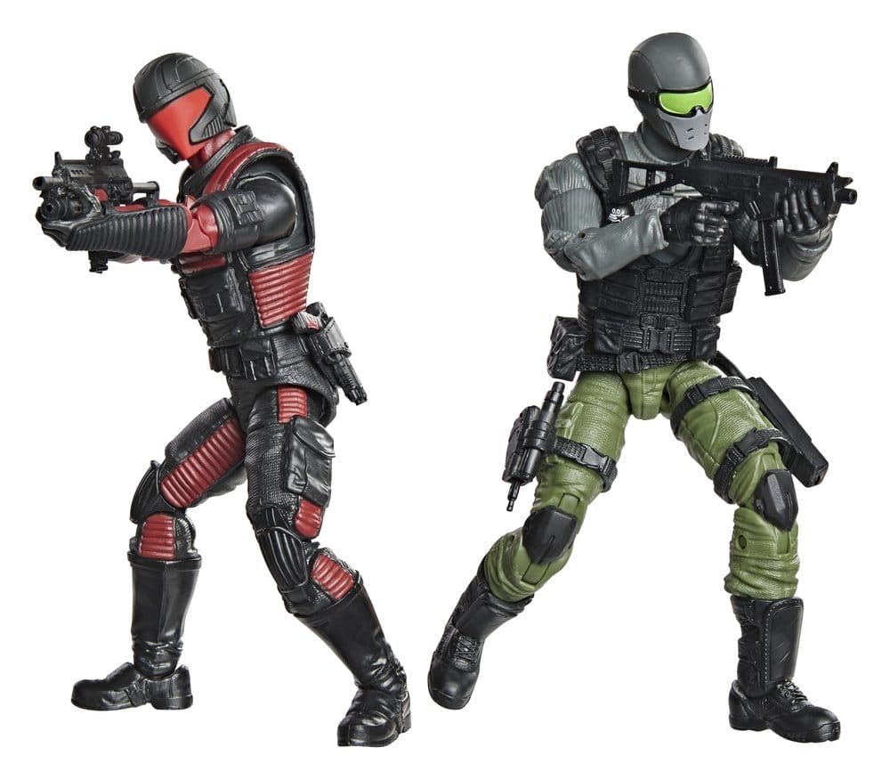 G.I. Joe Classified Series set de figurines et véhicules Snake Eyes & Varmint ATV vs. Stealth Viper & Cobra Stealth Flight Pod (Trubble Bubble) 15 cm