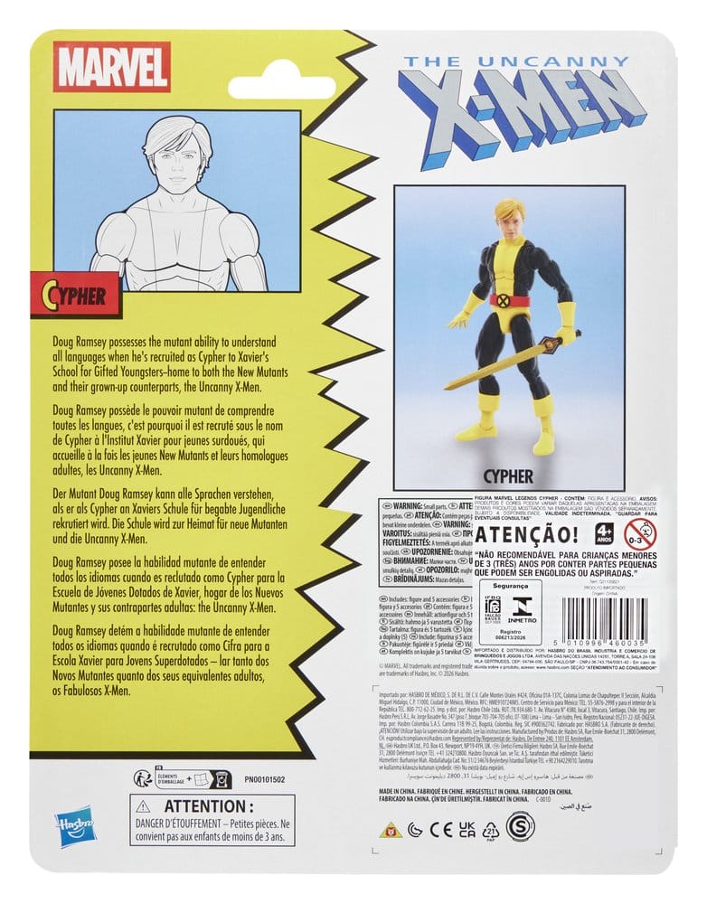 The Uncanny X-Men Marvel Legends figurine Cypher 15 cm